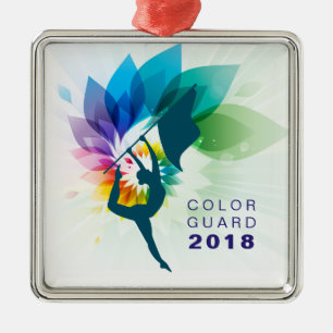Customizable Color Guard Ornament