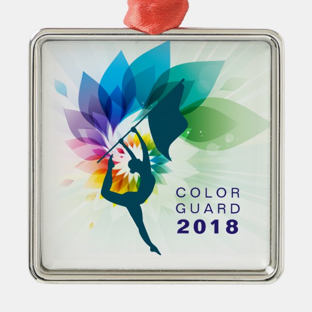 Customizable Color Guard Ornament (Front)