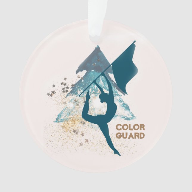 Customizable Color Guard Ornament (Front)