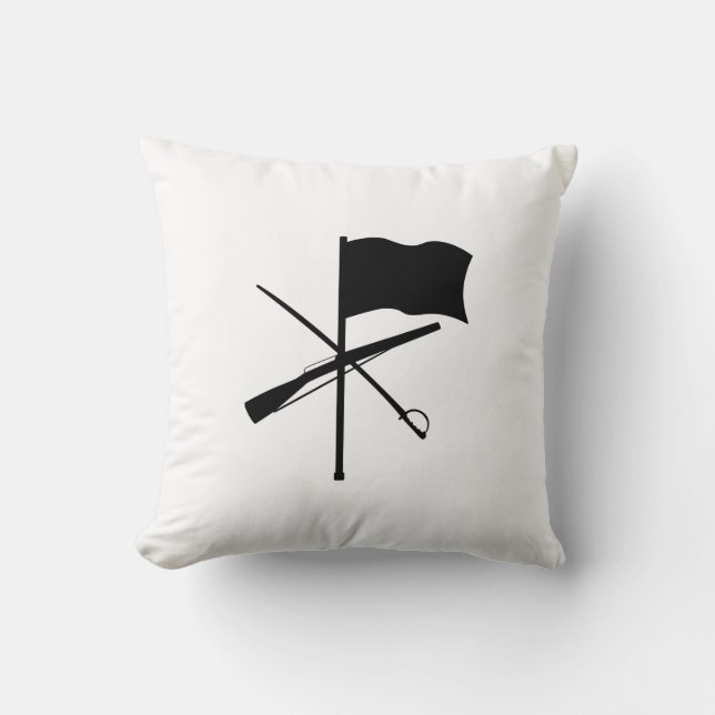 Customizable Color Guard Throw Pillow (Front)