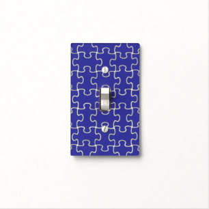 customizable color puzzle light switch cover