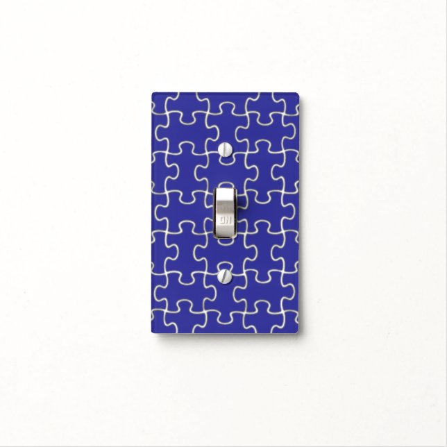 customizable color puzzle light switch cover (In Situ)
