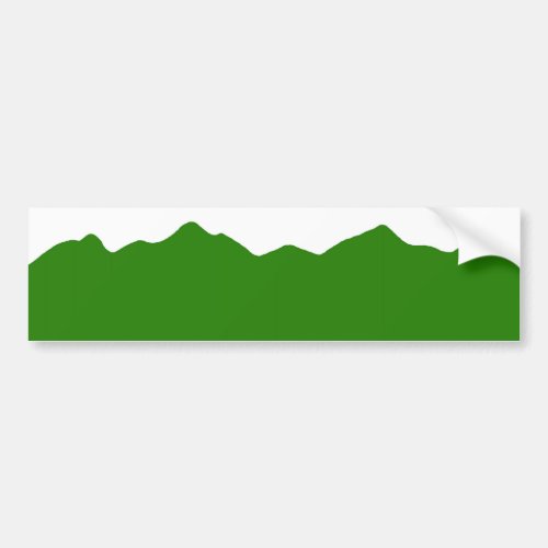 Customizable Colorado Mountains Bumper Sticker
