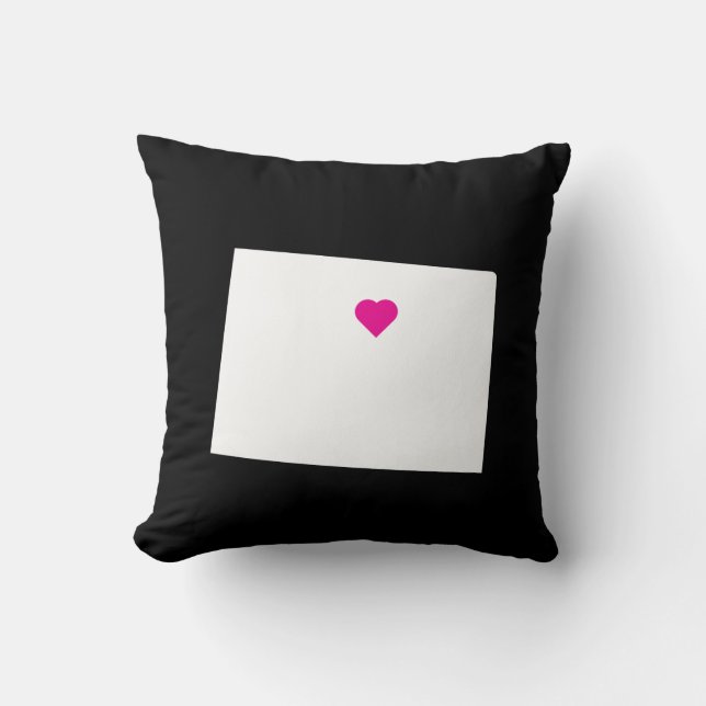 Customizable Colorado State Love Reversible Pillow (Front)