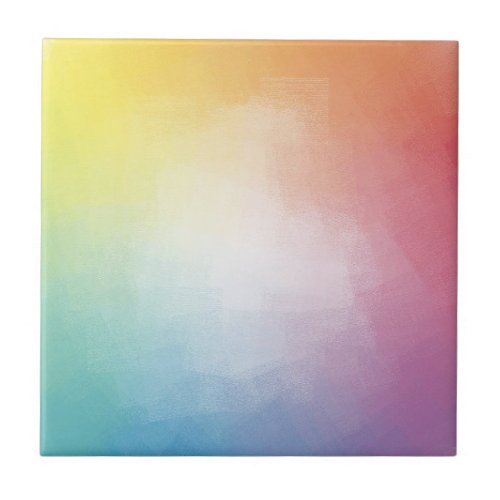 Customizable Colorful Abstract Elegant Template Ceramic Tile