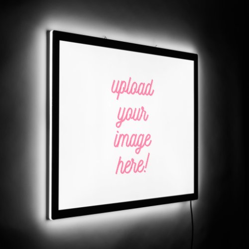 Customizable Colorful Insert Your Image  LED Sign