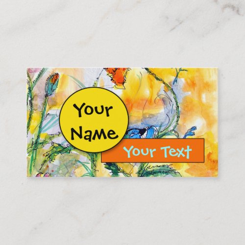 Customizable Colorful Profile Cards # 1029 Busines Business Cards
