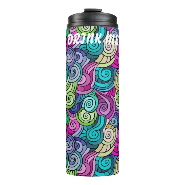 Customizable Colorful  Thermal Tumbler (Front)