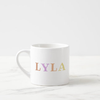 Customizable Colorful Toddler/Kid Name Mini Mug