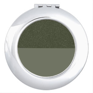 Customizable Compact Mirror – Split Moss Green