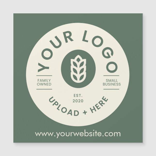 Customizable Company Logo Sage Green (Front)