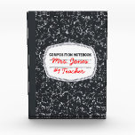 Customizable Composition Notebook Award<br><div class="desc">It's time to go old school with this Customizable Composition Notebook Award! The design features a classic black and white cover of the composition book from everyone's childhood. You can customize the blanket by clicking the "customize it" icon and simply adding your own text in the space provided. It's easy...</div>