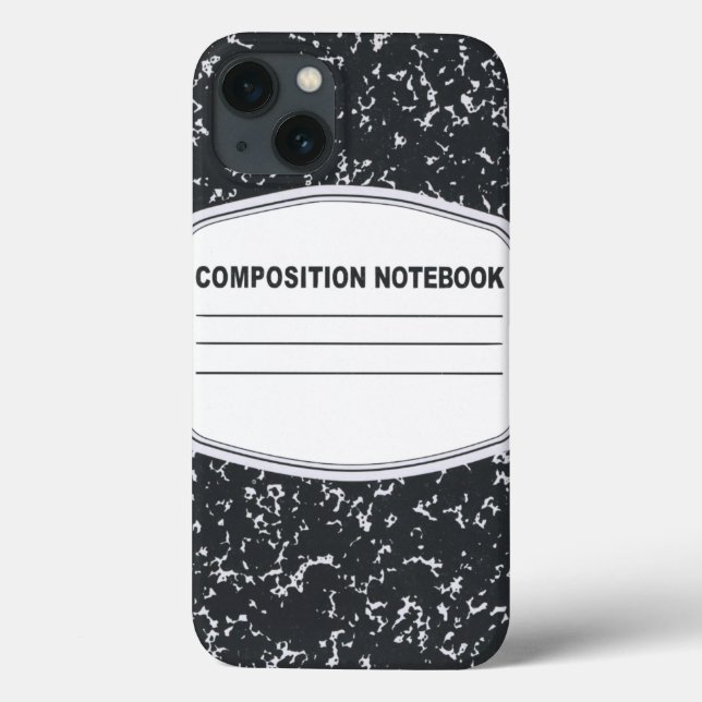 Customizable Composition Notebook iPad Case (Back)