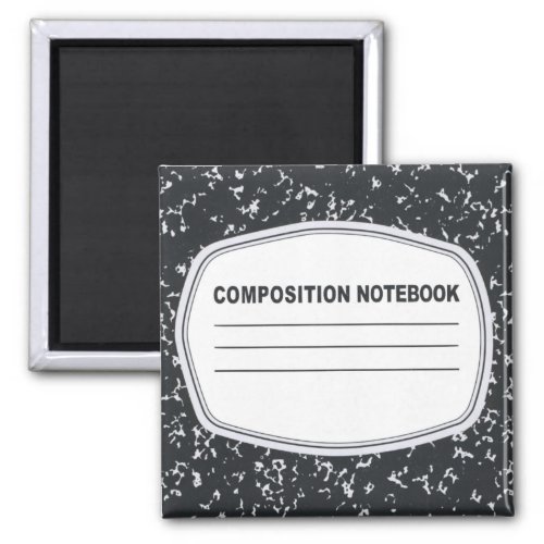 Customizable Composition Notebook Magnet