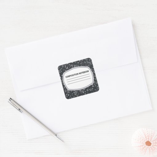 Customizable Composition Notebook Stickers Zazzle