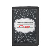 Customizable Composition Notebook Wallet