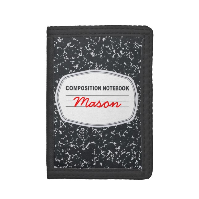 Customizable Composition Notebook Wallet (Front Vertical)