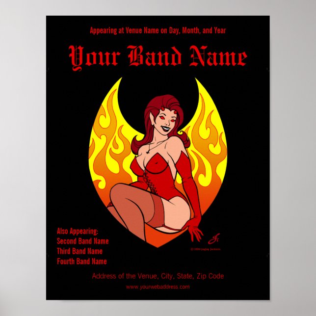 Customizable Concert Poster (Front)