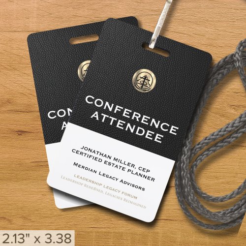 Customizable Conference Badge Lanyard