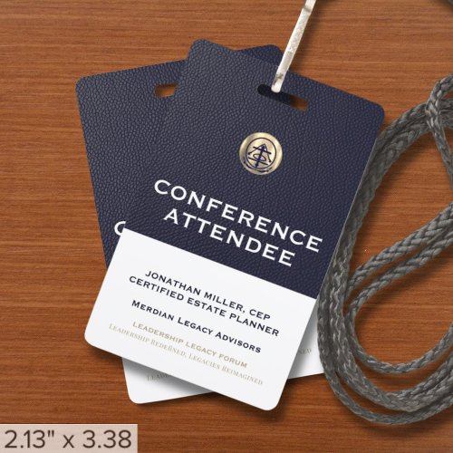 Customizable Conference Lanyard Badge
