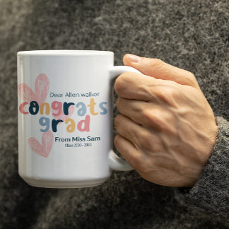 Customizable Congrats on Graduation Coffee Mug