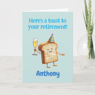 Customizable Congratulations Mens Funny Retirement Card
