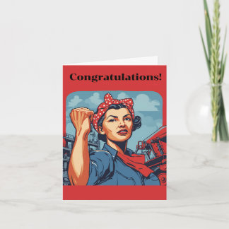 Customizable Congratulations, Strong women Card