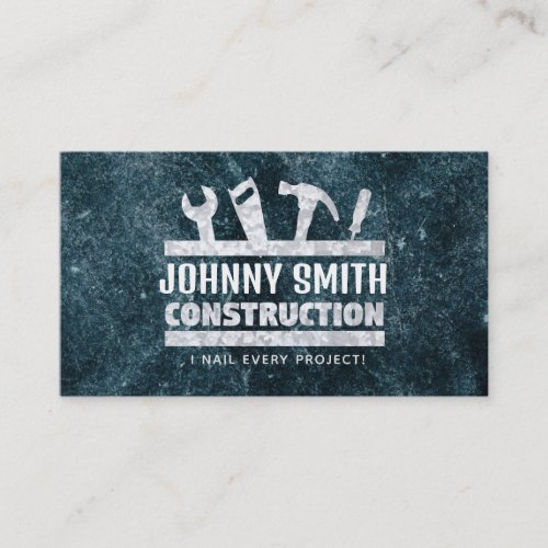 Customizable Construction Slogans Business Cards