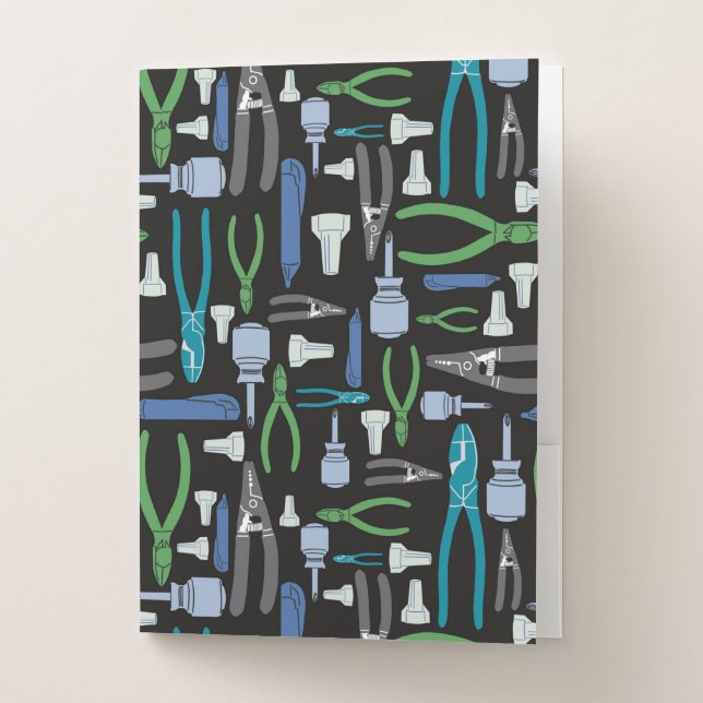 Customizable Construction Themed File Folders  (Front)