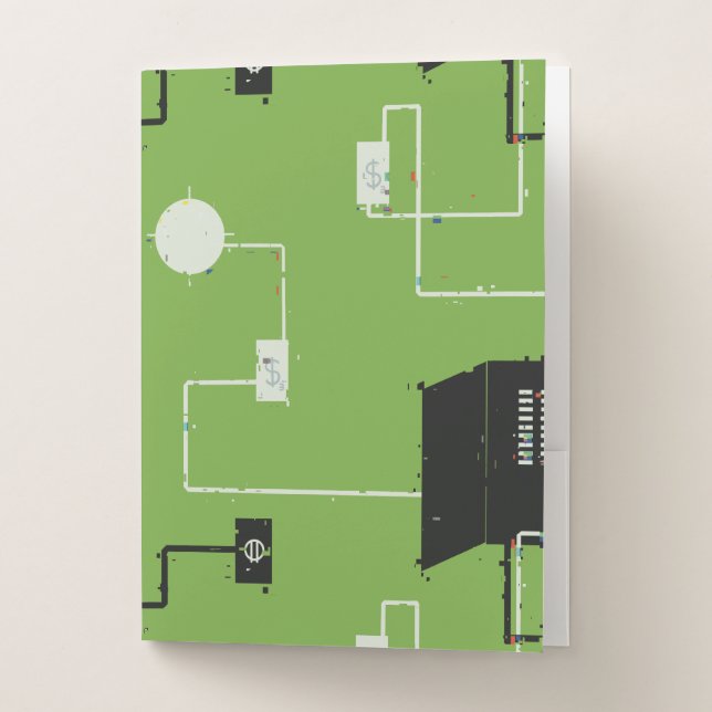 Customizable Construction Themed File Folders  (Front)