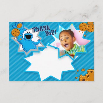 Customizable Cookie Monster Thank You by SesameStreet at Zazzle