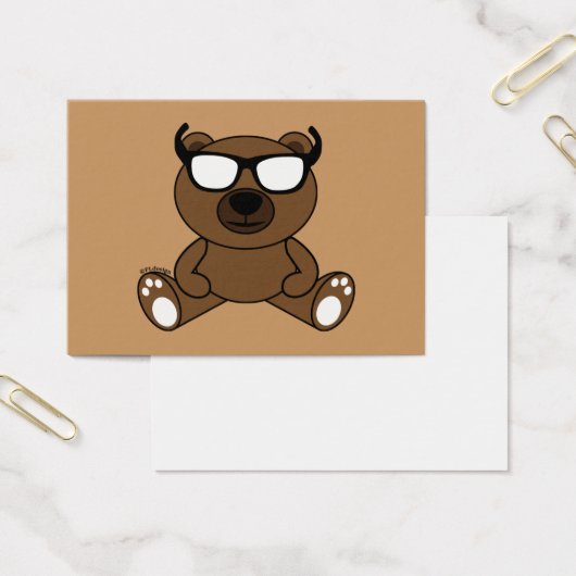 Customizable Cool brown bear with sunglasses (Office)