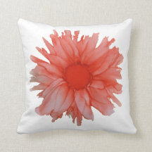 Customizable!!! Coral Daisy Handpainted