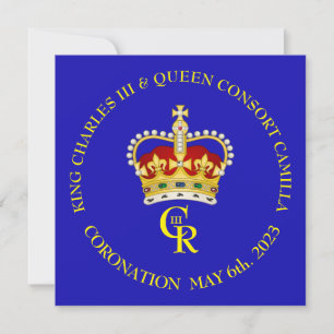 Customizable Coronation Celebration Invitation
