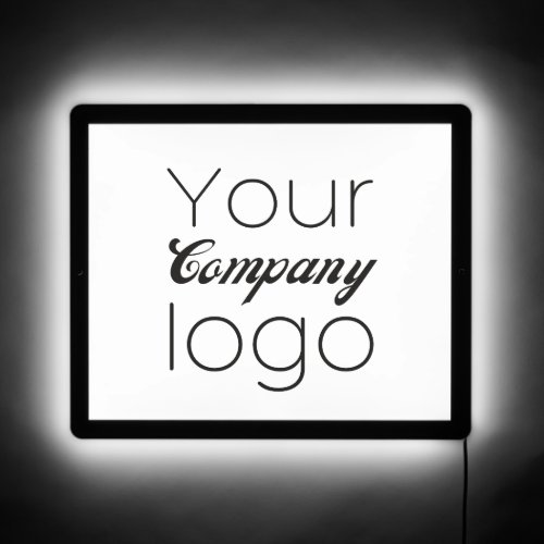 Customizable Corporate Business round Logo  LED Sign
