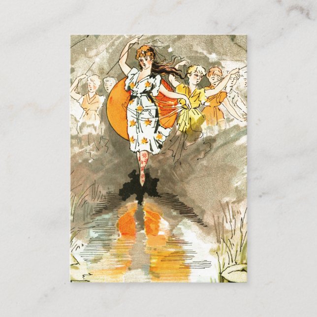 Customizable Cosmic Magic Seven Sisters Business Card (Front)