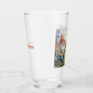Customizable cottacore cozy beer glass