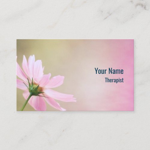 Customizable counselor therapist cosmos business card