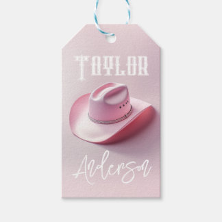 Customizable Cowgirl Bachelorette  Gift Tags