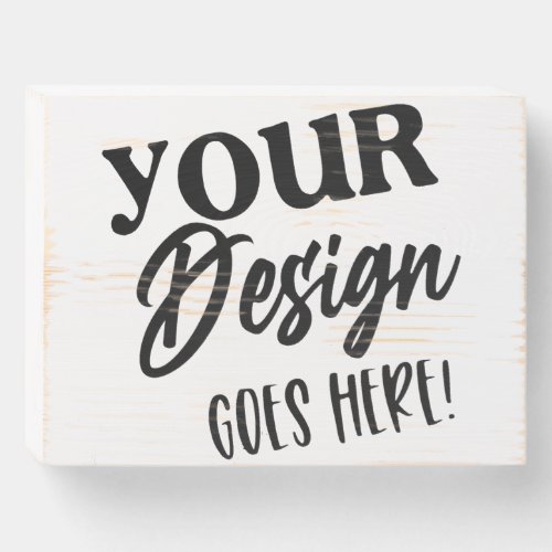 Customizable Create Your Own Art  Wall Decor Wooden Box Sign