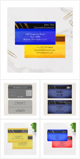 Customizable Credit-Card-Style Business Cards