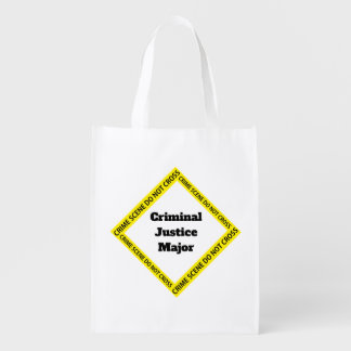 Customizable Criminal Justice Grocery Bag
