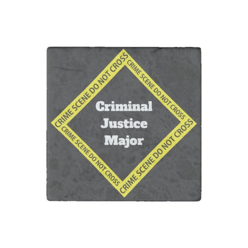 Customizable Criminal Justice Stone Magnet