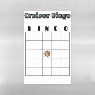 Customizable Cruise Bingo Board
