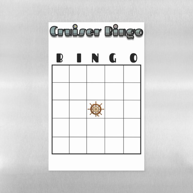 Customizable Cruise Bingo Board (Vertical)