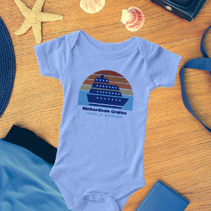 Customizable Cruise Ship Sunset Family Trip Infant T-shirt
