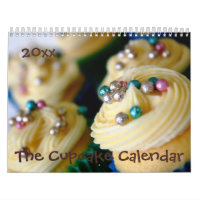 Customizable Cupcake Calendar