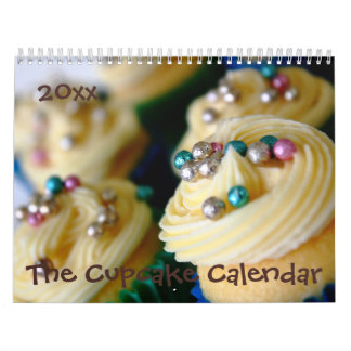 Customizable Cupcake Calendar