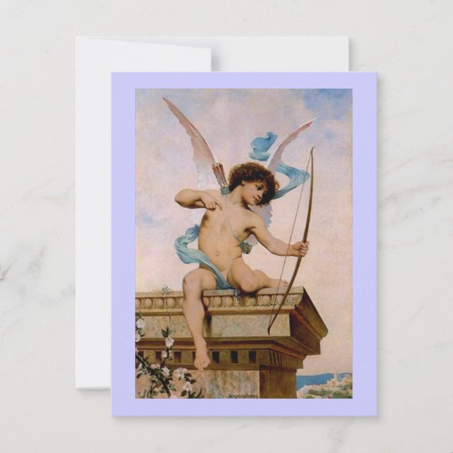 Customizable Cupid Invitation (Front)