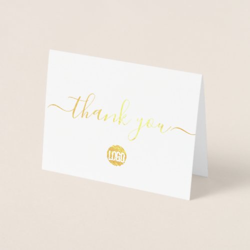 Customizable Customer Appreciation Thank you Foil Card